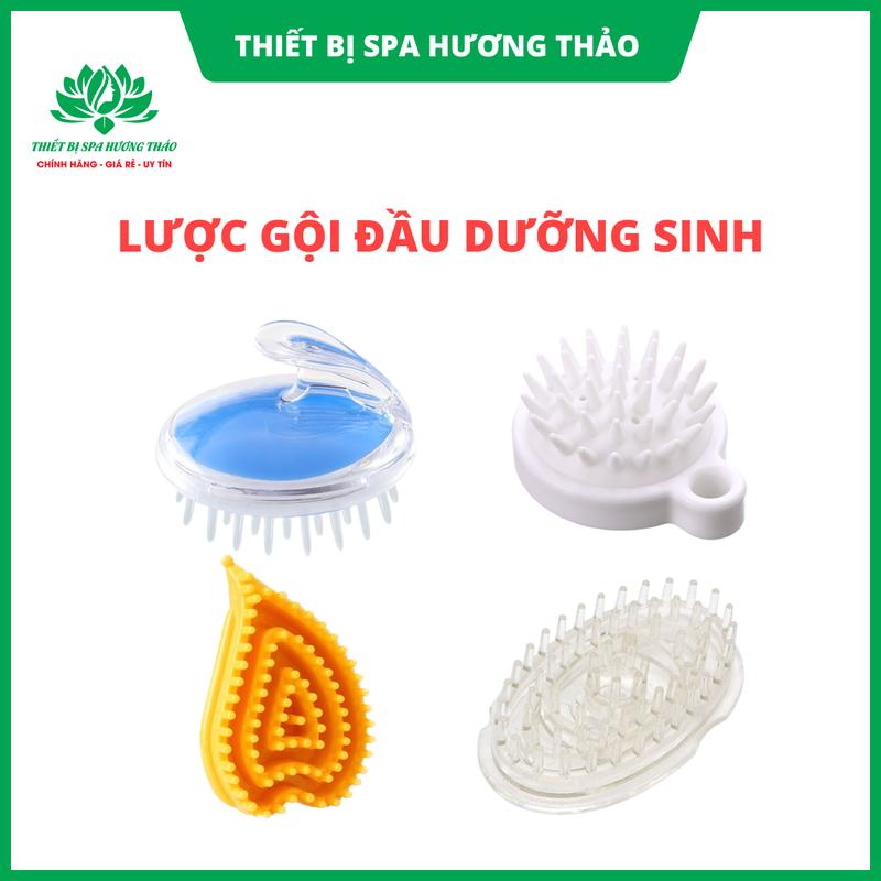 Lược Gội Đầu Chải Thông Kinh Lạc Lược Gội Silicol Cho Spa Dưỡng Sinh