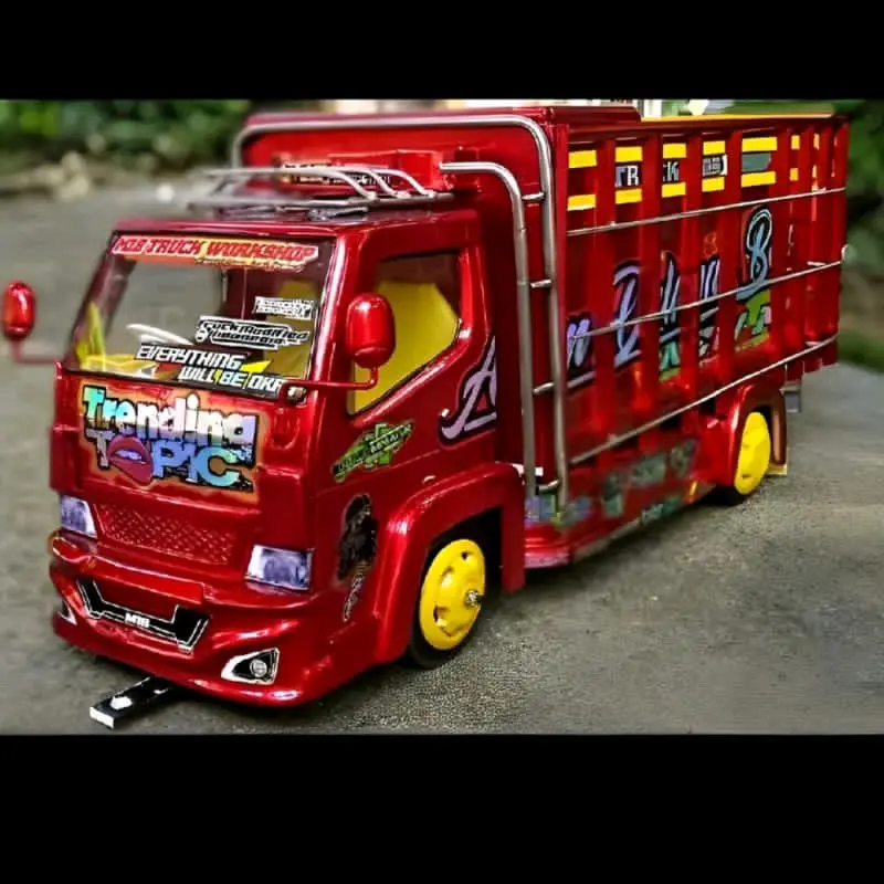 PROMO MURAH MINIATUR TRUK OLENG LAMPU TERPAL COD Hadiah 0