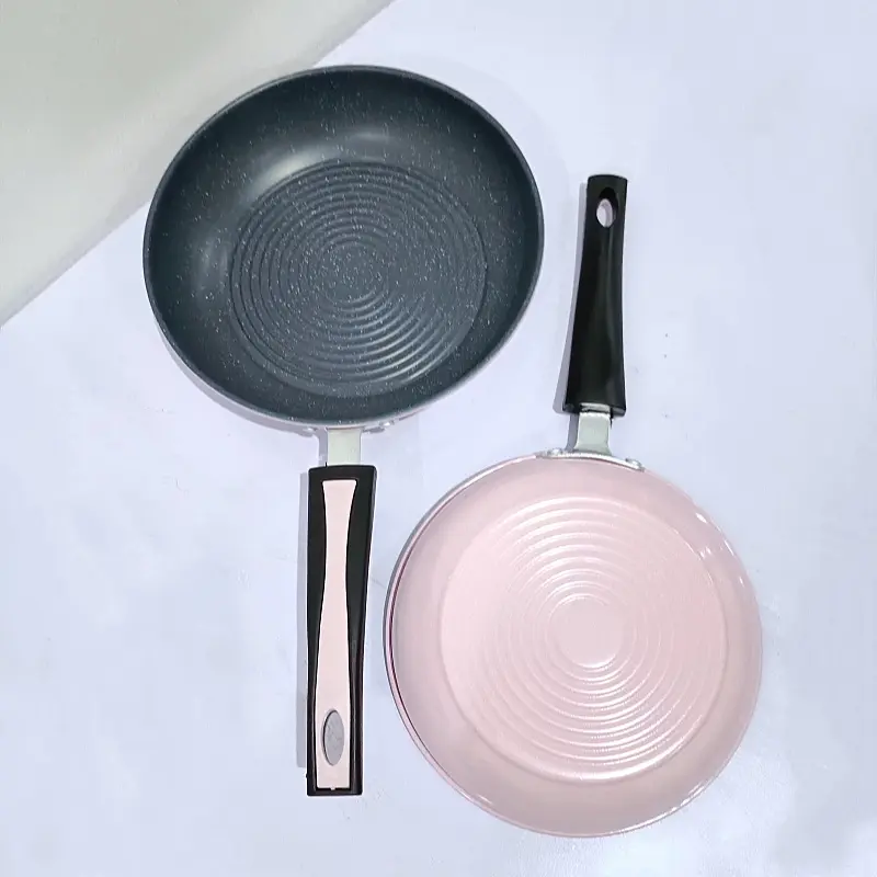 Wajan Frypan Teflon Anti Lengket Lapis Keramik 20cm 22cm 24cm/ Wajan Penggoreng Teflon Anti lengket Telur 5