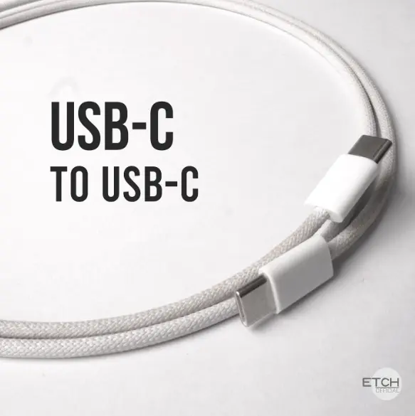 CHARGER CABLE IPHONE 15 USB C (1M) - ETCH OFFICIAL 0