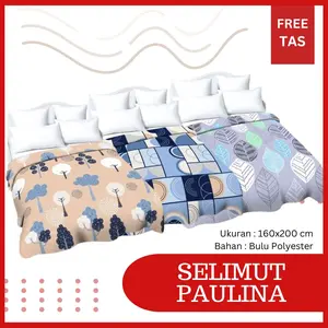 RC Selimut Bonita Paulina Ukuran KIng 160x200 Banyak Motif Dewasa Minimalis