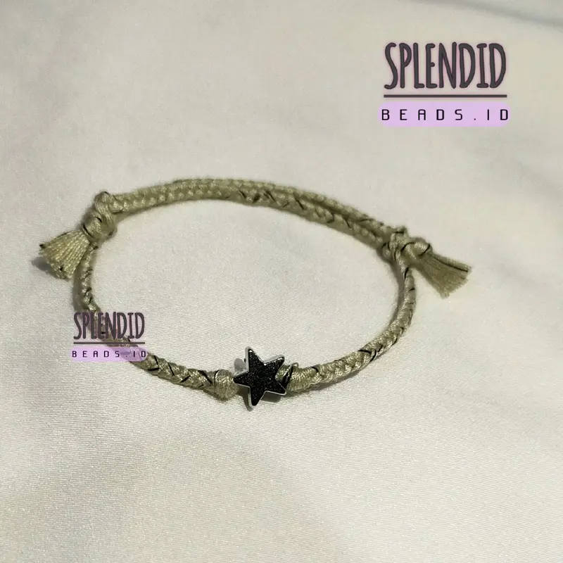 Gelang Couple Bintang | Gelang Couple Benang Serut 6