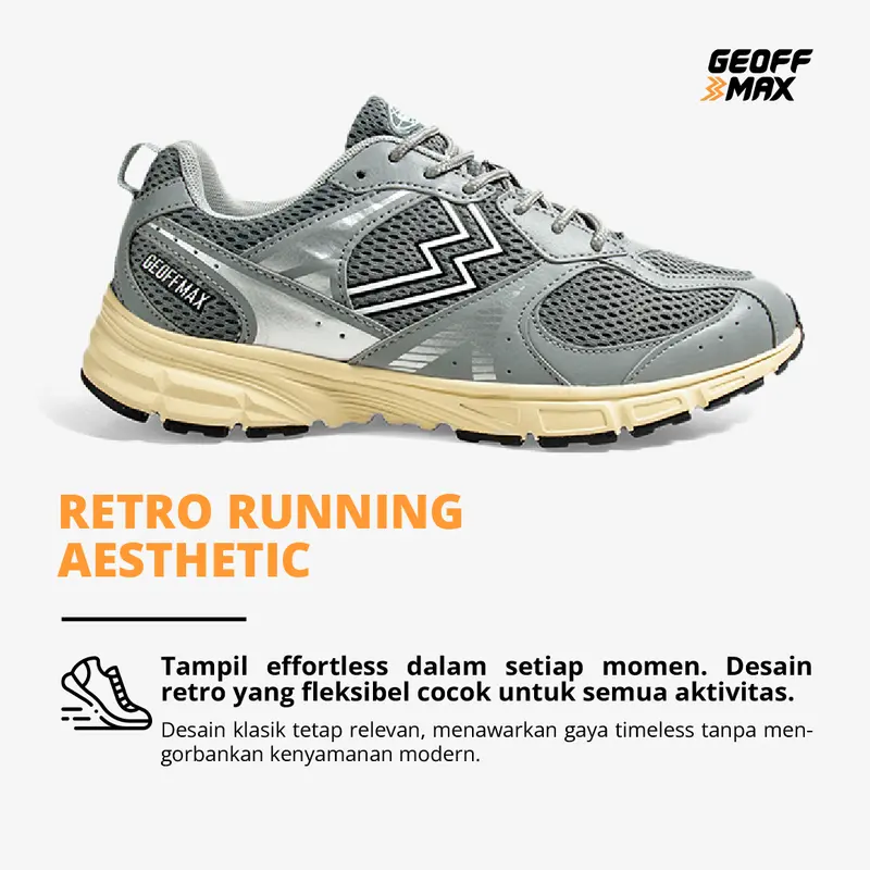 Geoff Max Robin Racer Warm White Lifestyle Shoes Pria Wanita