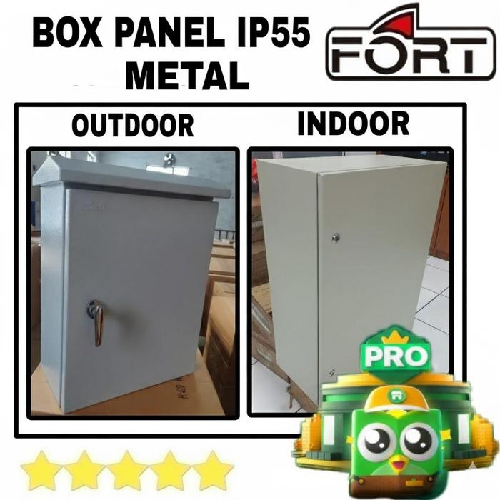 Jual BOX PANEL 600x400x200 INDOOR OUTDOOR 60x40x20 1mm IP55 FMBI FMBO ...