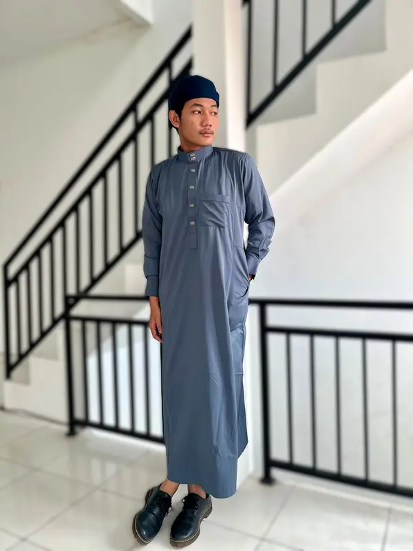 Jubah TD Al Hayat Pria Terbaik Muslim Gamis Nyaman dan Syar'i 0