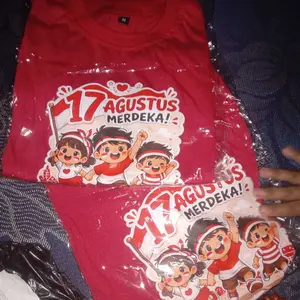 Kaos Anak  Dirgahayu Kemerdekaan 17 Agustus Usia 2-16th Baju Anak Viral Lengan Pendek
