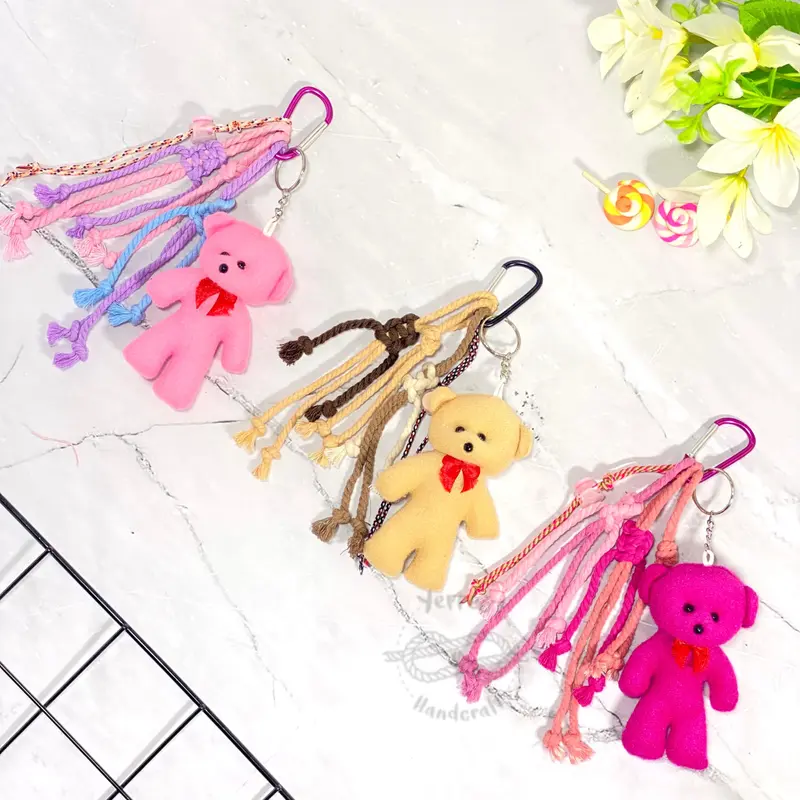 Bag Charm Boneka Keychain Gantungan Kunci Aksesoris Tas 0