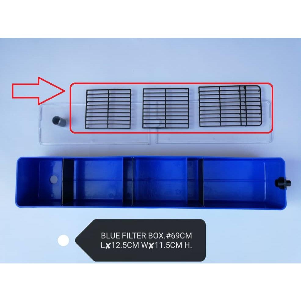 Netting Spare Part Set Top Filter Box Aquarium Fish Ikan Akuarium