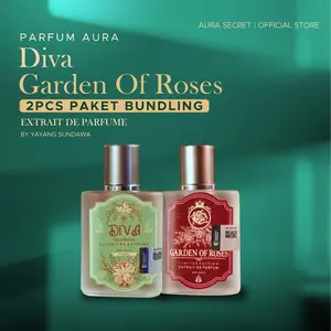 BUNDLING 2 PCS (DIVA GARDEN ) extrait de parfum parfum aura cewek yayang sundawa