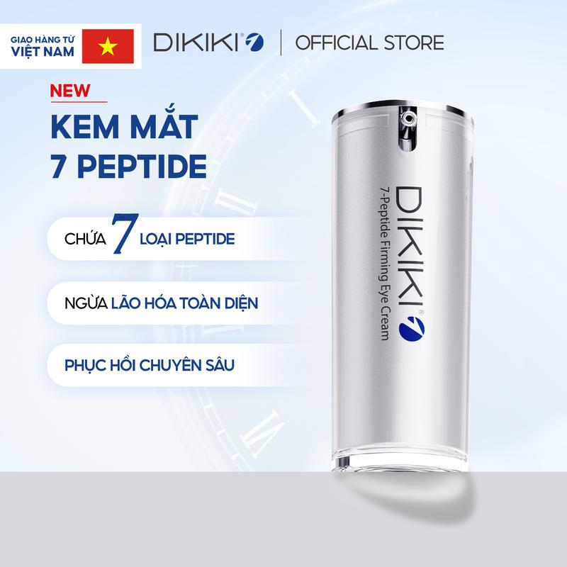 Kem Dưỡng Mắt DIKIKI 7 Peptide Ngừa Lão Hóa Giảm Quầng Thâm Hỗ Trợ Mờ Nếp Nhăn Làm Sáng Da Dưỡng Ẩm Sâu