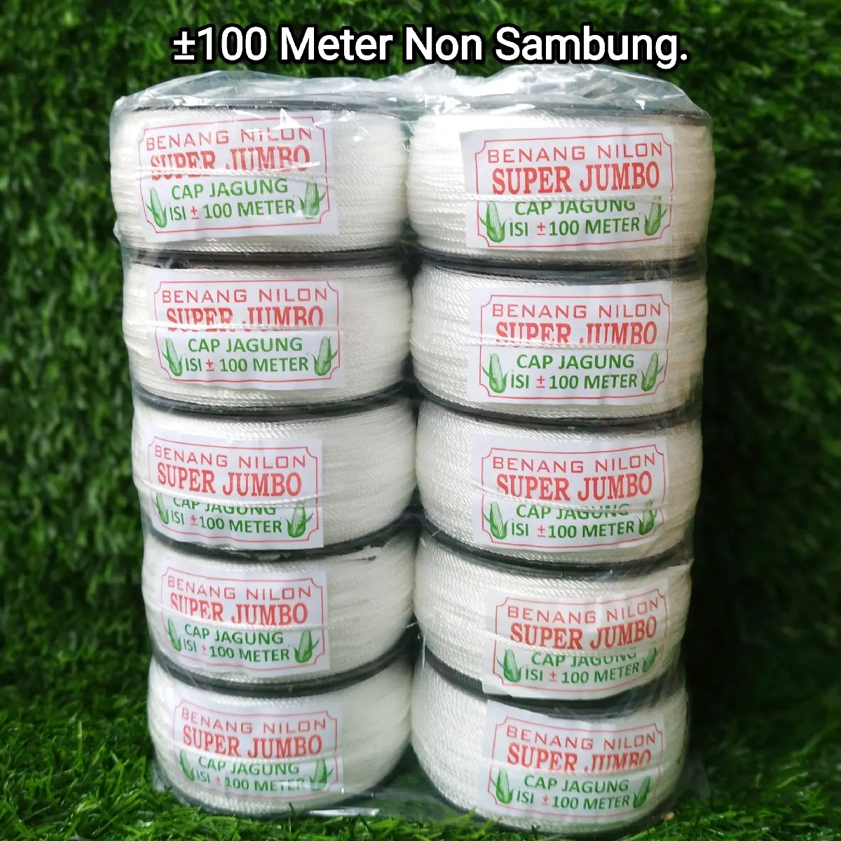 [1PACK] ±100 Meter Benang Nilon Benang Bangunan Benang Serbaguna Isi 10 Roll Non Sambung