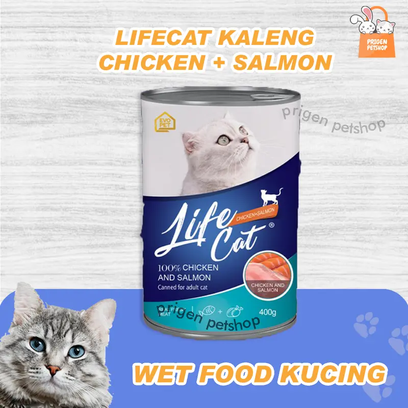 Lifecat Kaleng 400Gr - Makanan Basah Kucing - Wet Food Kucing 1