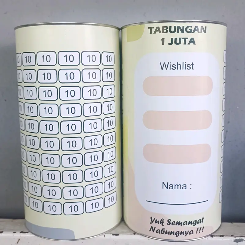 Celengan L Target 1 Juta 5 Juta 10 Juta 0