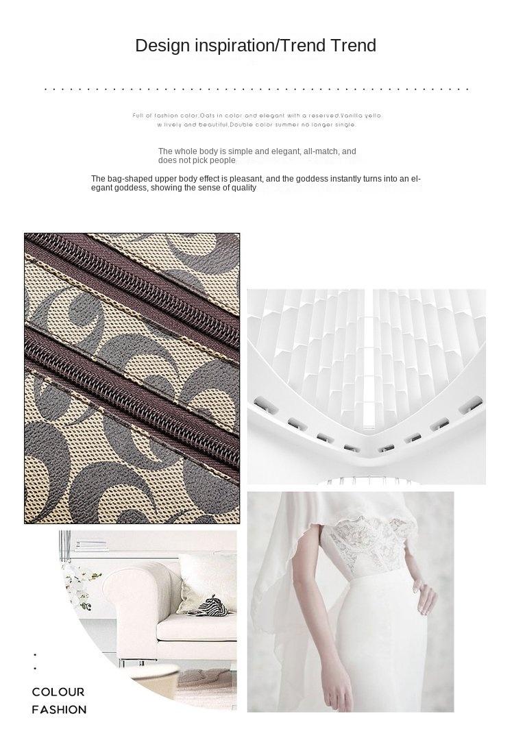 Product Introduction of Túi Đeo Vai Nữ, Sức Chứa Lớn, Nhiều Lớp, Túi Đeo Chéo, Thời Trang, In Hình Xu Hướng, Ví Đựng Tiền Xu, Thích Hợp Cho Nữ 11