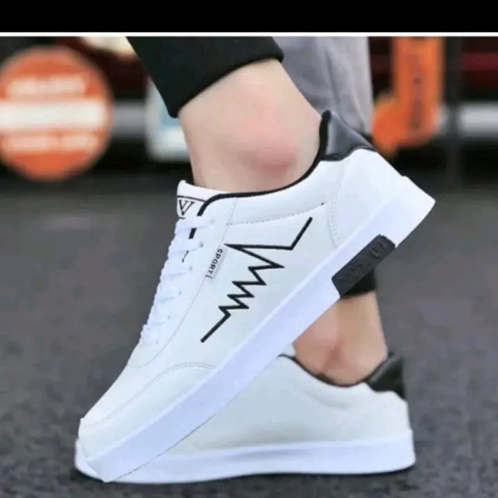 SEPATU SNEAKERS CASUAL SHOES PRIA&WANITA MOTIF KOREA KODE DETAK JANTING DAN KUMAI SANGAT ELEGANT DAN SIMPLE Kasual 0