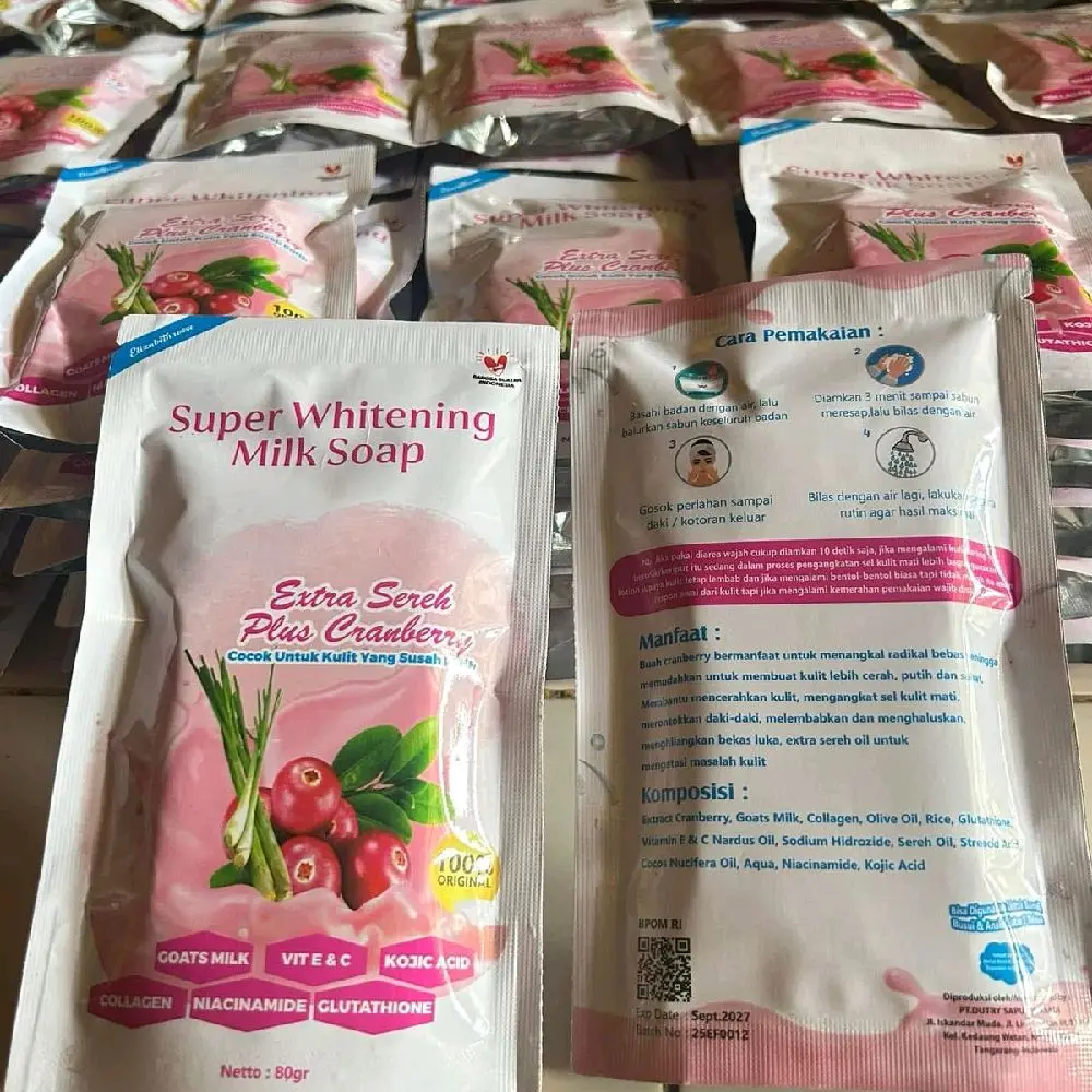 Paket Usaha Reseller Sabun Sereh Cranberry Soap