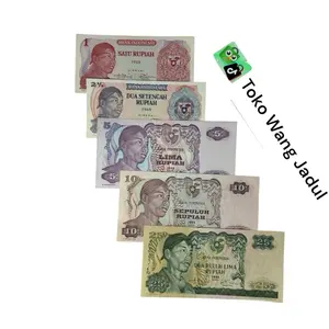 Paket koleksi uang kuno isi 5 lembar tahun 1968 original