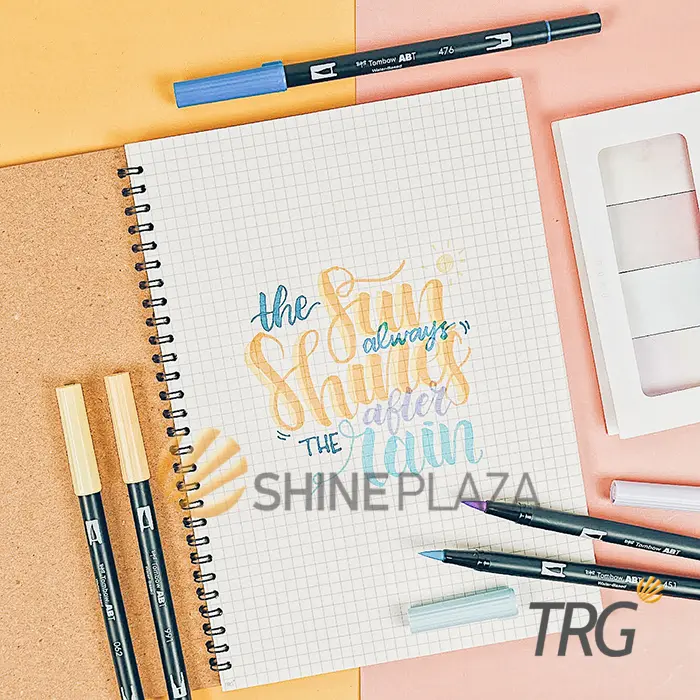 Buku Tulis Catatan B5 Bookpaper Dot Grid Plain Ruled TRG - TRG Kraft Cover Spiral Notebook 1