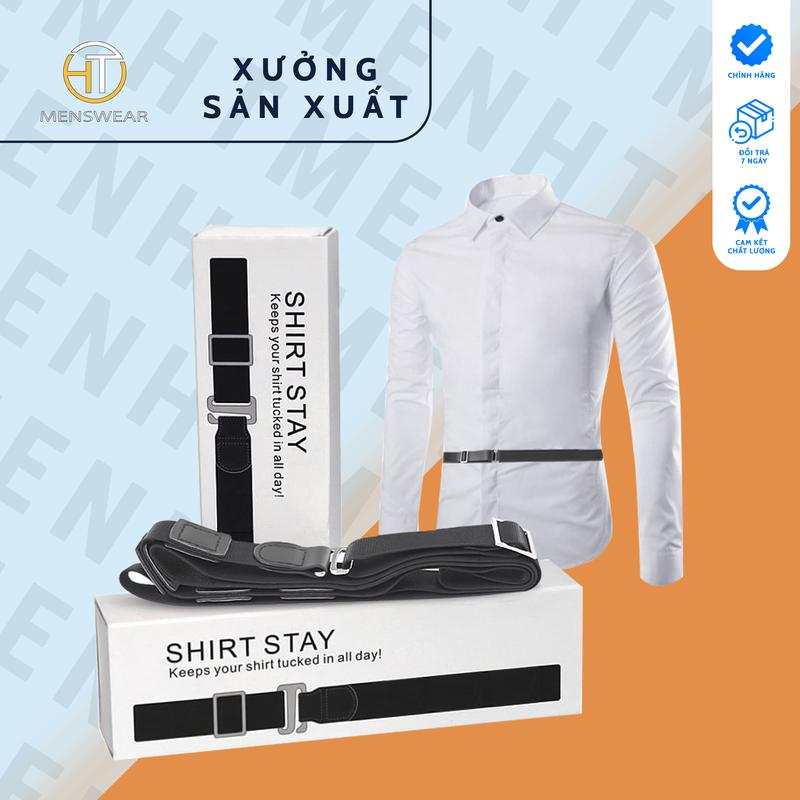  Dây Đai Nịt Thắt Lưng Giữ Áo Sơ Mi Thẳng Khi Đóng Thùng Loại Quấn Bụng HTmen 