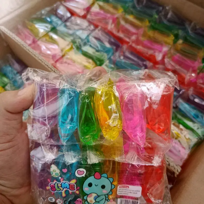 VIRAL PROMO CRYSTAL MUD SLIME PACK IMPORT 6 WARNA /CLAY BENING MAINAN ANAK 1