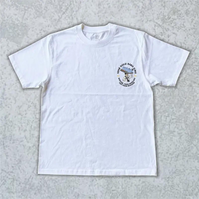 T-shirt ADAB dulu baru ILMU - banyak orang yang berilmu tapi tidak beradab (catton combed 24s) 8