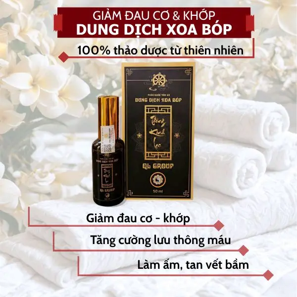 TINH DẦU XOA BÓP XƯƠNG KHỚP - ĐẢ THÔNG KINH LẠC 100ML - Massage, đau mỏi vai gáy, chấn thương thể thao 6
