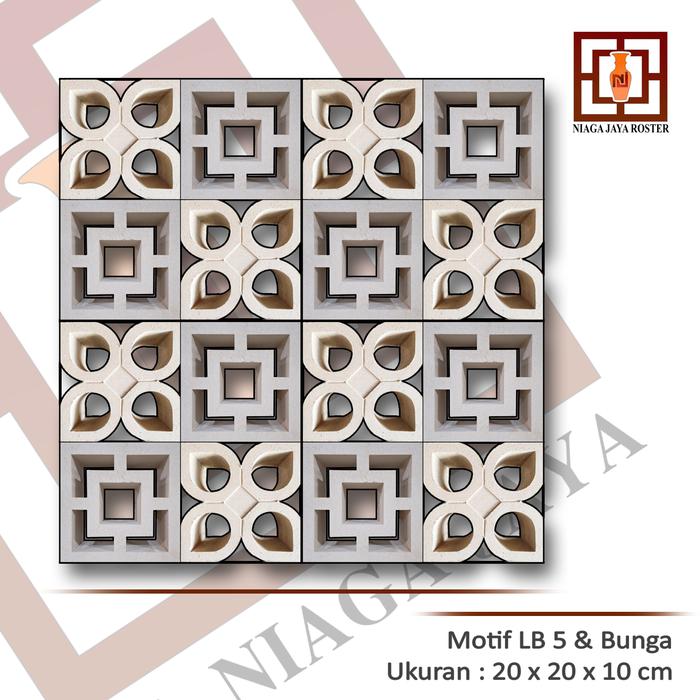 Ukujran Roster Jual NIAGA JAYA ROSTER - Roster Beton Minimalis - Ukuran 20x20cm ...
