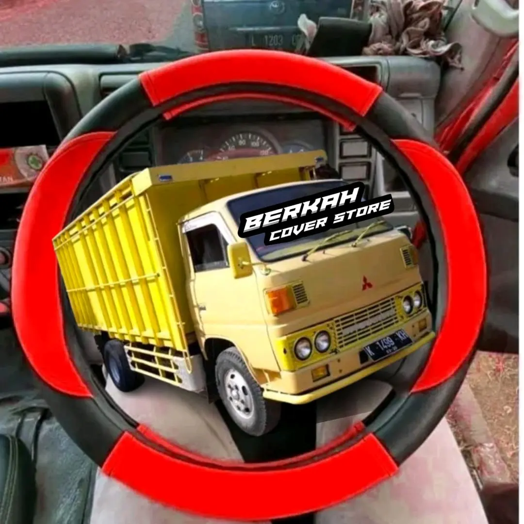 sarung stir bungkus stir mobil Mitsubishi truck umplung variasi sabit universal Car Karet Kendaraan