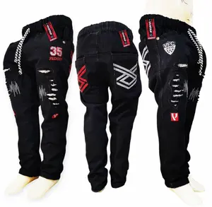 Celana Panjang Jeans Hitam SBK Anak Laki-Laki 3 s/d 15 Tahun Terbaru Vanfan - Fashion