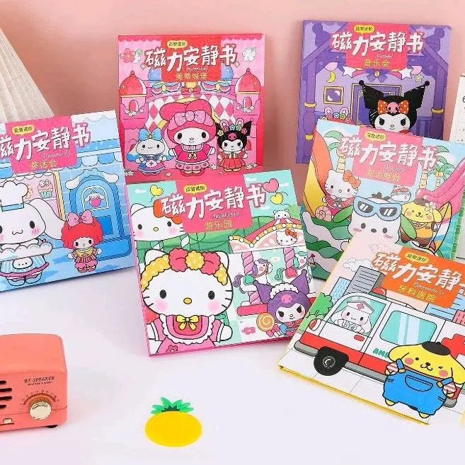 DIY RIMURAI magnetic sanrio hello kitty pochaccho cinnamoroll pompompurin kuromi my melody hiasan pajangan tempelan magnetik kulkas