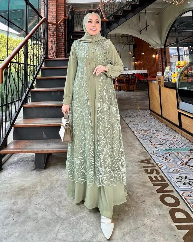 TERBARU!! DHUHAYU MAXI BRUKAT CERUTY Model Baru / Gamis Viral Lebaran 2024 / Gamis Korea Style / Gamis Kondangan Jumbo / Gamis Ibu Ibu Model Sekarang / Dress Kondangan / Dress Wanita Muslim Remaja / Gamis Wanita Terbaru 2024 Modern Dewasa Pesta Simple 4