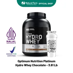 Optimum Nutrition - Platinum Hydro Whey (3.61Lb) Chocolate + Shaker