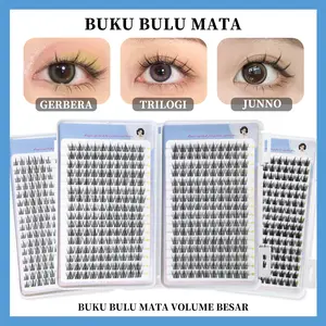 LELAND Bulu Mata / Bulu Mata Palsu Korea Bulu Mata Palsu dalam Kotak Volume Besar Beberapa Gaya Tersedia / Eyelash