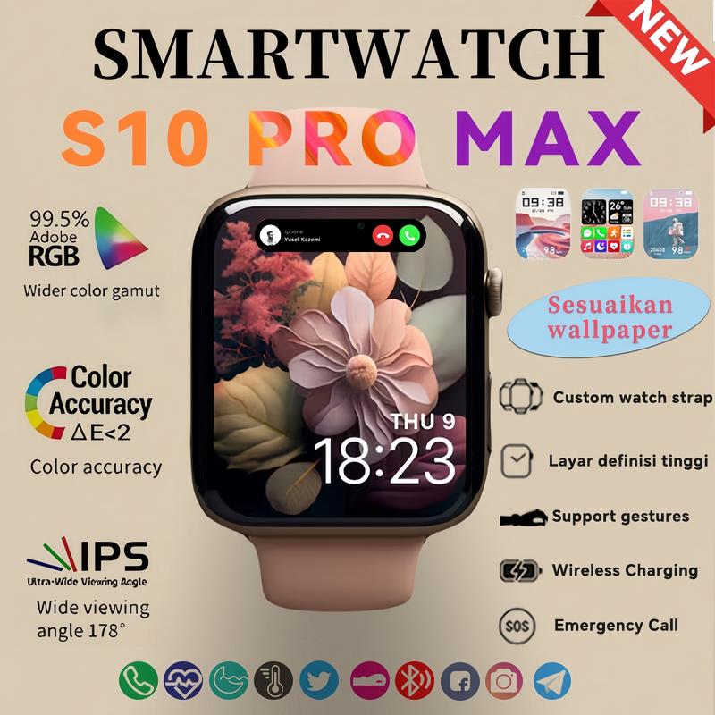 Official Smartwatch S10 Pro Max Super Amoled HD Wanita tahan Shop Tokopedia