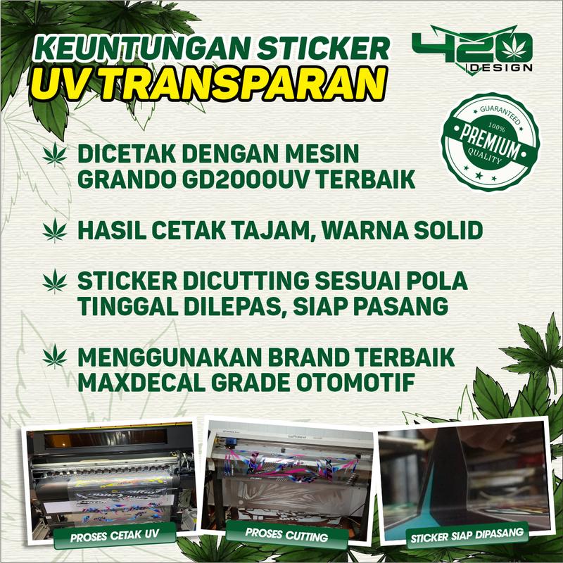 Stiker Pack Black & White Brand Skena Paket Stiker Brand Music Brand Hype Untuk Tumblr Hp Laptop Motor Helm - Stiker Pack Hologram Siap Tempel - Kode SPUV 2
