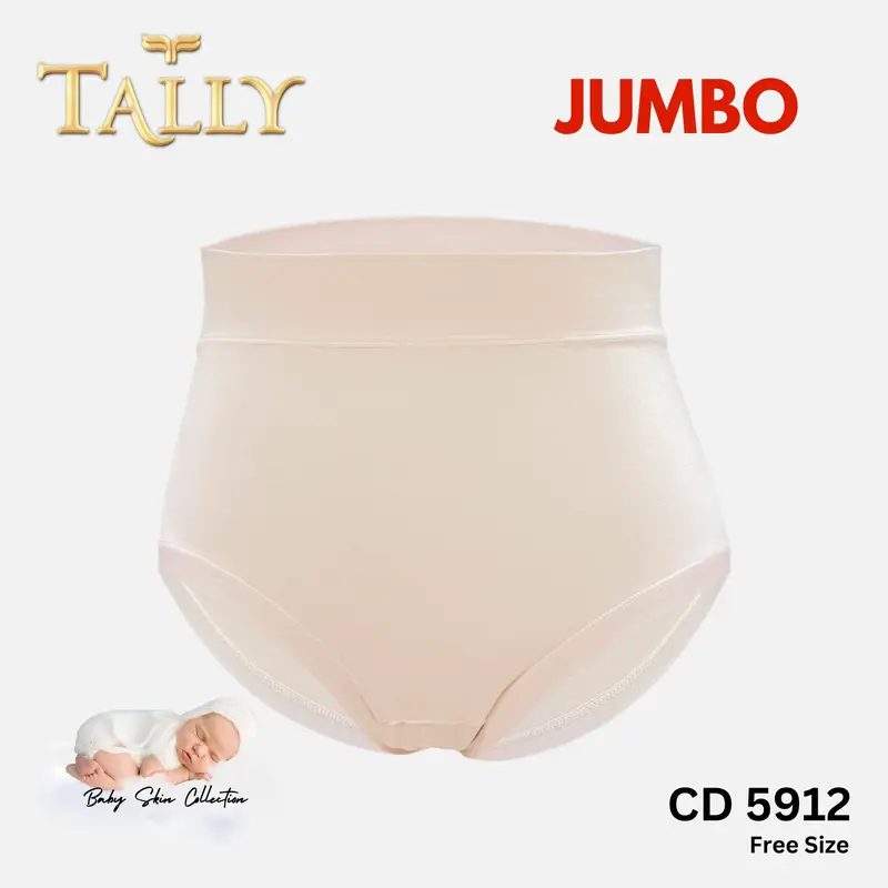 TALLY Sarwendah CD 5912 Celana Dalam Wanita Big Size Bahan Katun Viscose Baby Skin PREMIUM fit to XXL Cd Wanita Basic JUMBO Pakaian Dalam Wanita Lembut dan Elastis 4