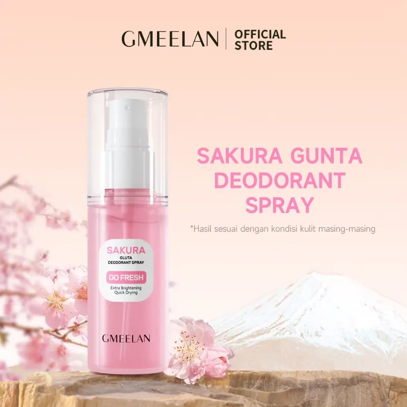 ￼GMEELAN Sakura Gluta Deodorant Spray 50ml 1