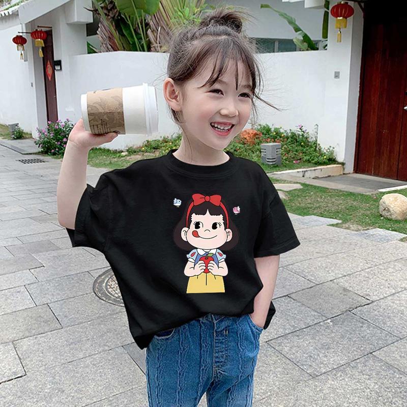 Tshirt Anak Kekinian Laki-laki dan Perempuan Reguler Fashion Fit 6 - 13 Thn K032 2