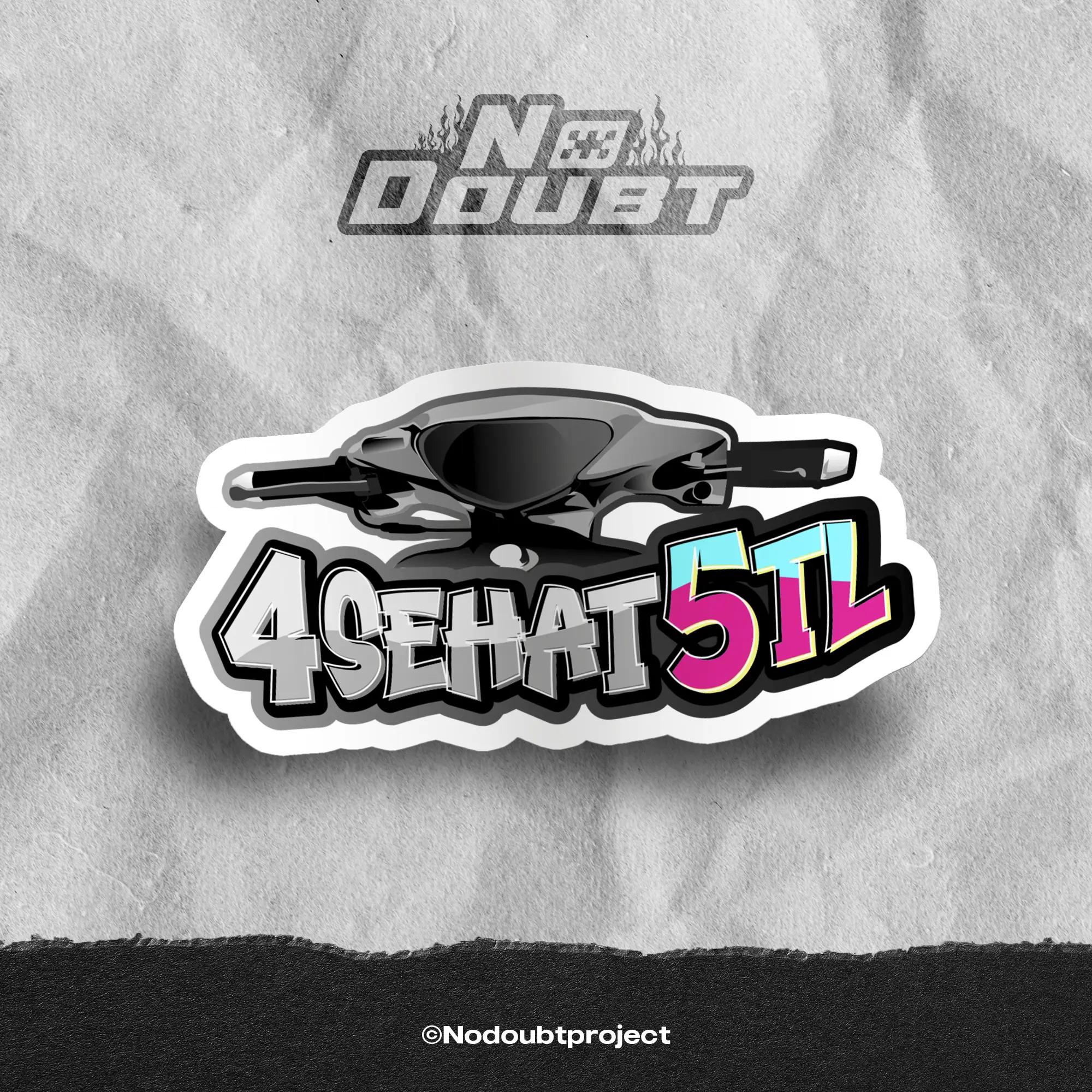 STIKER STYLISH MINI UNTUK MIO SPORTY/SMILE & MOTOR