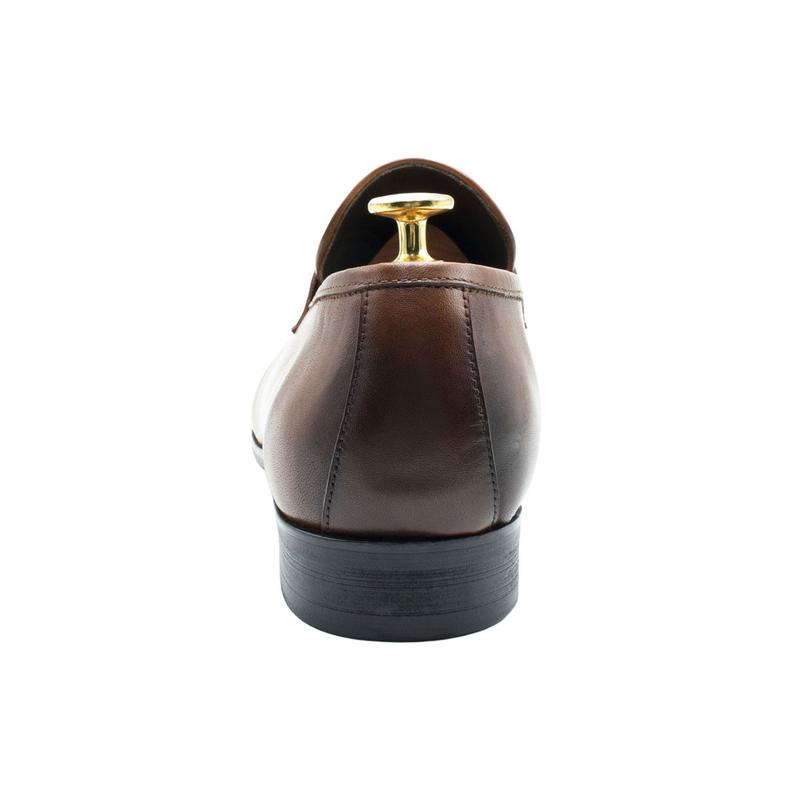 Product Introduction of ARDEN TEAL Arrecifes Chestnut Full Grain Leather Penny Loafer 8
