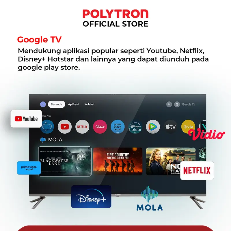 POLYTRON Smart Cinemax EQLED 50 Inch PLD 50QG9059 5