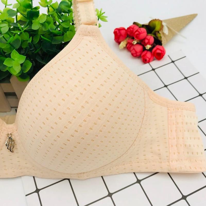 BATAMMODE BH Tanpa Kawat Full Cup Motif Polos Dalaman Wanita Murah Bra Big Size Ukuran Jumbo 7