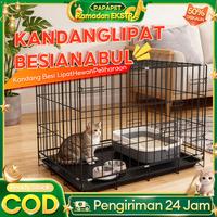 Gambar Kandang Besi Lipat Kandang Anjing Kucing  Kandang Hewan Peliharaan Anabul Anjing Kucing Kelinci Hamster Bisa Lipat Plus Tatakan Kandang Besi Lipat Kucing Cat Kitten  Burung Kenari Love Bird Kucing Kandang Kucing Cat Kandang umbaran Cages & Crates - 1 Layer-35*25*23cm--H23 dari PaPaPet.id Kab. Tangerang 1 Tokopedia