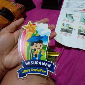 Product Review of MODEL PS AKRILIK 3mm Plakat Wisuda Piala Wisuda Anak TK/PAUD from a**0 0