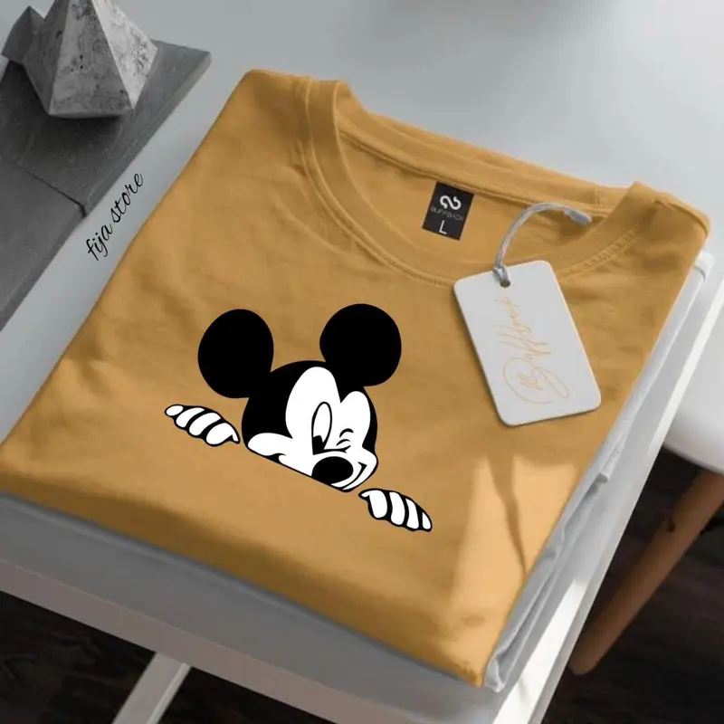 Kaos Branded Fashion Stayle import Kaos Wanita Kaos pria Lengan Pendek Elegan Katun Baju Atasan Polos Distro Oversize Dewasa Motif Panjang Tshirt Cewek Keren Santai 8
