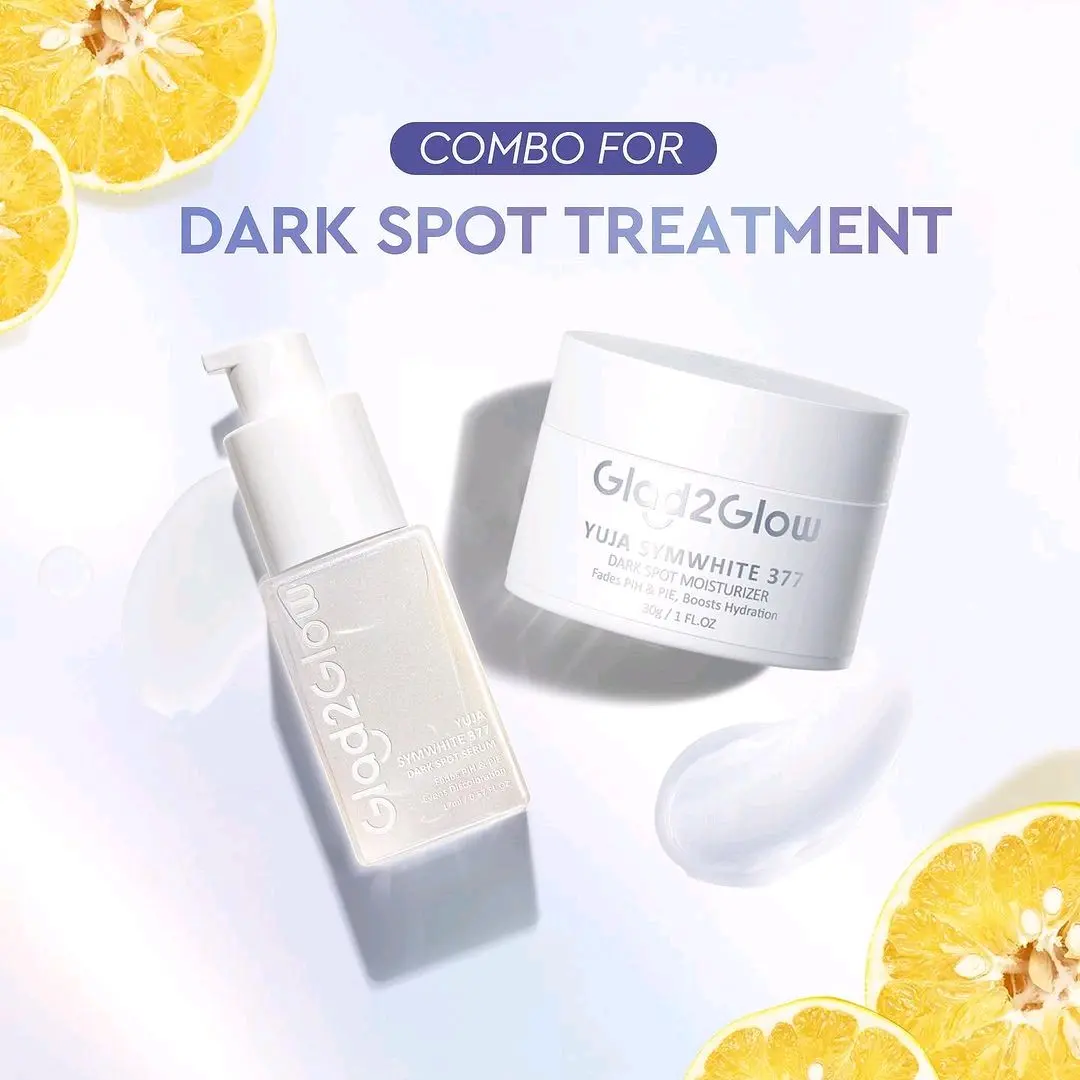 G2G Glad2Glow Yuja Symwhite 377 Dark Spot Series Serum Moisturizer Pencerah Mencerahkan Memudarkan Kusam Wajah