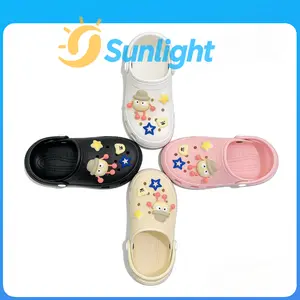 [Sunlight] Sandal Selop Baim Bakpao Tali Belakang EVA Nyaman Ringan Anti Slip Harian Uniseks (Cewek Dan Cowok) 575M