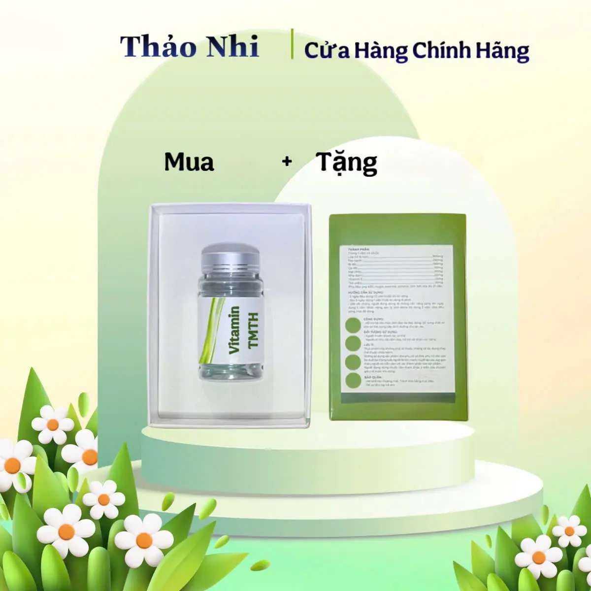 Viên Uống Vitamin Trái Cây T.IH  SHOP Thả0 Nhi _Thực Phẩm Bổ Sung Hỗ Trợ Sức Khỏe , Tặng Viên Uống Vitamin Trái CÂyy Xanh Hỗ Trợ Làm Đẹp , Sắc Đẹp