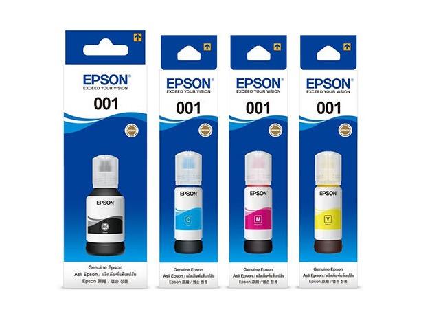 EPSON หมึก EPSON 001 แท้ สำหรับ EcoTank L4266 L6260 L4260 L6290 L14150 วัสดุสิ้นเปลืองสำนักงาน EPSON