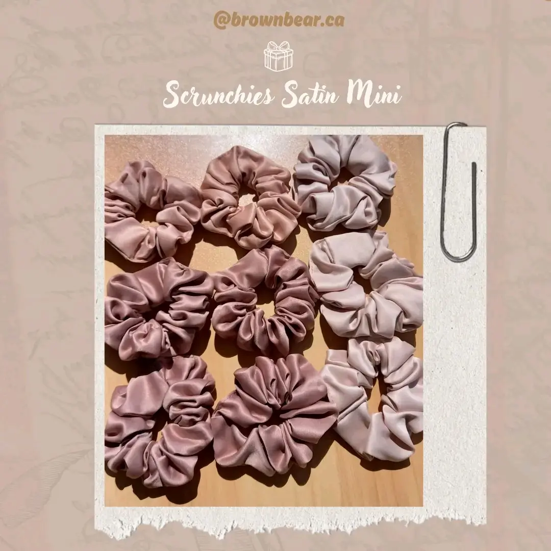 Scrunchie Satin Mini | Ikat Rambut Lucu